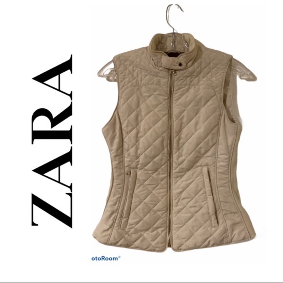 Zara Jackets & Blazers - Zara Diamond Quilted Puffer Vest